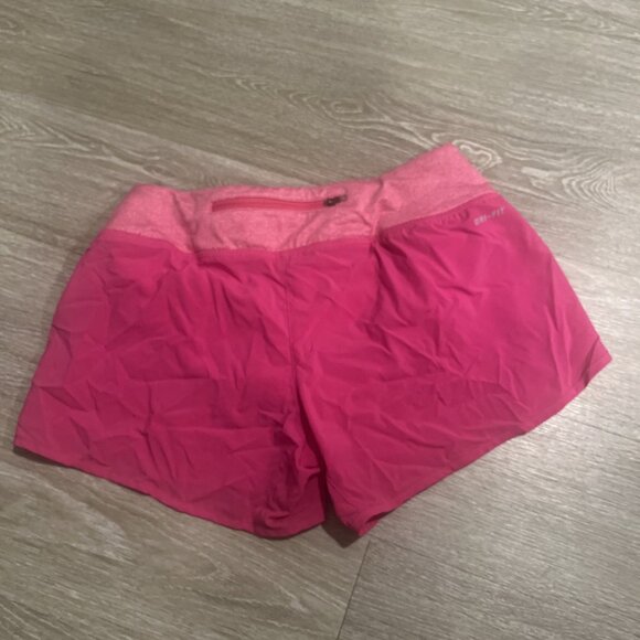 Nike DRI-FIT Running Shorts Womens S Brief Lined Training Practice Athleisure - Picture 3 of 3